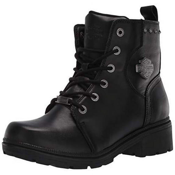 HARLEY-DAVIDSON FOOTWEAR Women's Cynwood Western Boot BLACK
