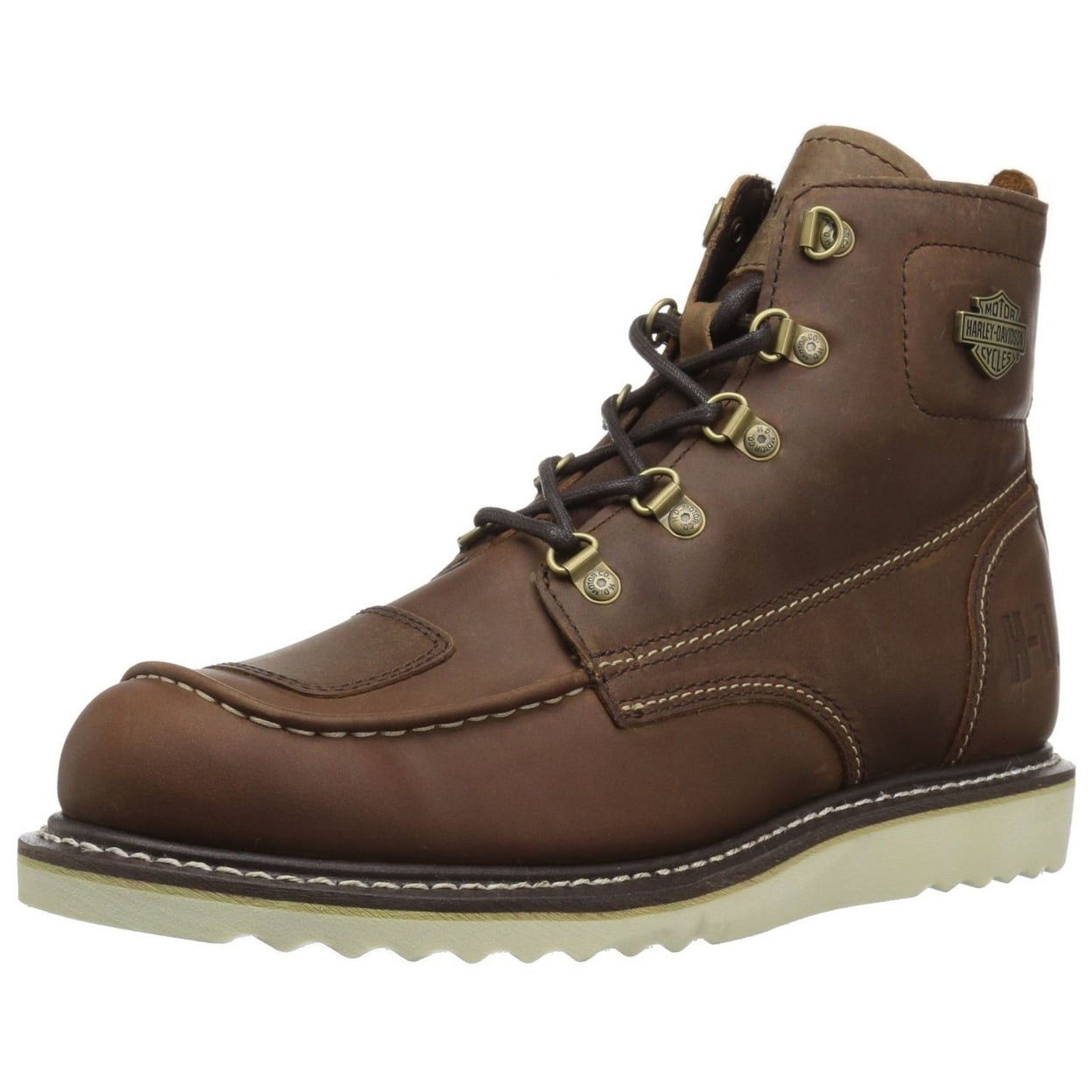 Harley-Davidson Women's Kemper Fashion Boot - Leather Ankle Bootie With Studded Strap
