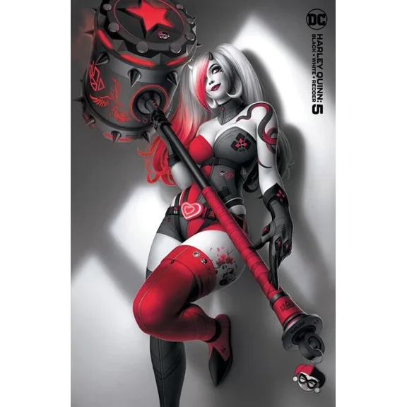 HARLEY QUINN: BLACK WHITE REDDER #5 (WARREN LOUW VARIANT)(2023)