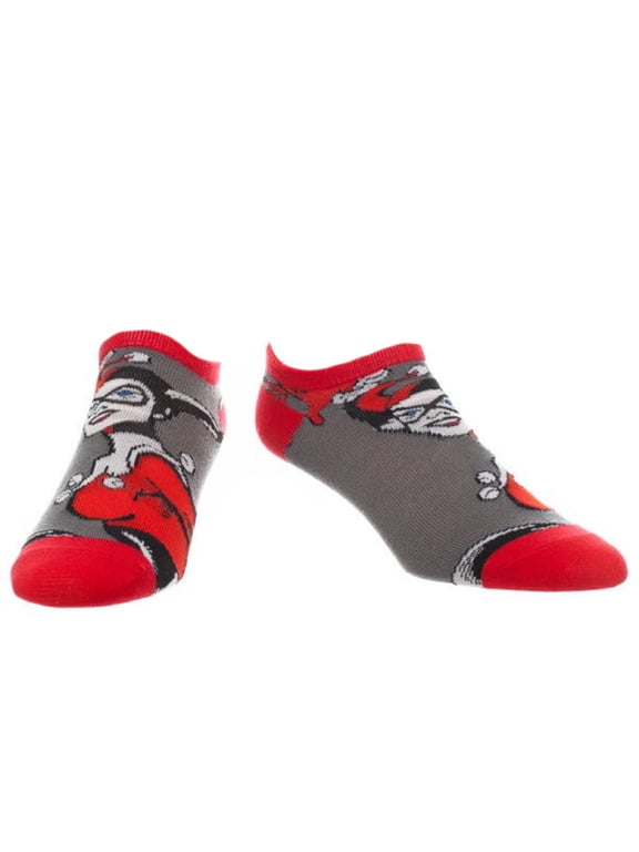HARLEY QUINN SUPERHERO ANKLE SOCKS