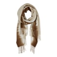 thumbnail image 1 of HARLOW OMBRE SCARF - TAN, 1 of 1