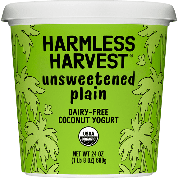 Harmless Harvest Organic Coconut Yogurt, Dairy Free, Plain, Unsweetened