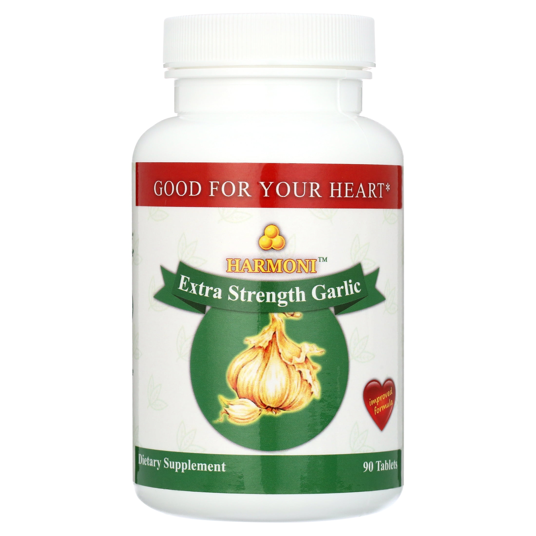 HARMONI Extra Strength Odorless Garlic Tablets 12000 mcg Allicin Garlic