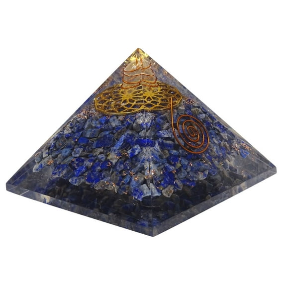 HARMONIZE Lapis Lazuli Reiki Crystal Energy Healing Spiritual Gemstone Pyramid