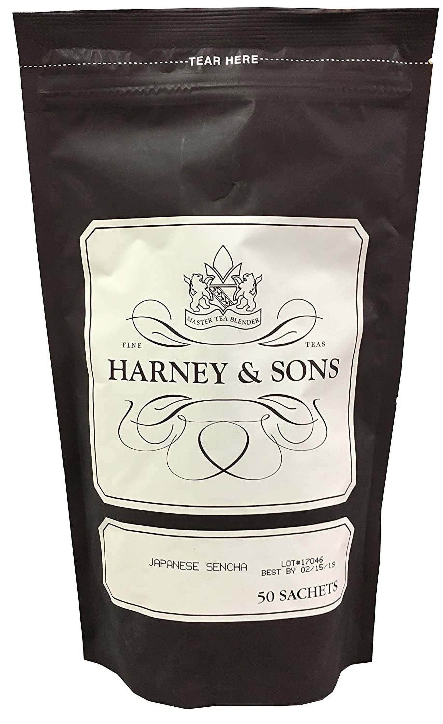 Harney & Sons Japanese Sencha Green Tea Bag with 50 Sachets