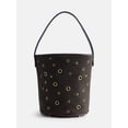 thumbnail image 1 of Free Assembly Women’s Grommet Bucket Bag, Smoky Olive, 1 of 6