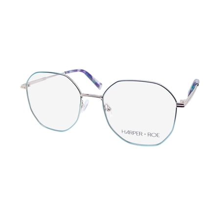 HARPER & ROE HRO204 EYEGLASS FRAME/EYEWEAR LARGE STAINLESS STEEL METAL GLASSES