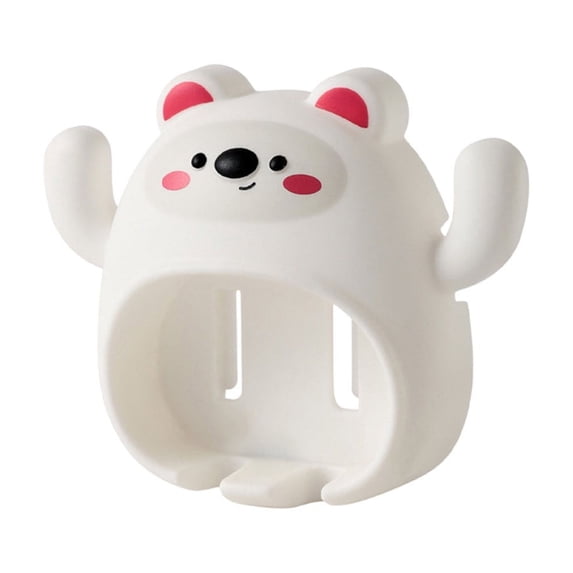 HARPI Premium White Children's Toothbrush Strong Suction Cup Toothpaste Toothbrush Cute Toothbrush Set.