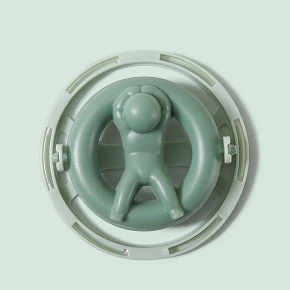 HARPI Washing Ball Decontamination Not-Winding Green Plastic Reusable Cleaning Balls, Anti-Tangling & Static Control for Home Laundry