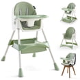 thumbnail image 1 of HARPPA 4-in-1 Convertible High Chair for Babies and Toddlers, Feeding Chair for Infant,Green, 1 of 15