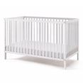 thumbnail image 1 of HARPPA Convertible Baby Crib, Greenguard Gold Certified, Solid Wood Crib with 3 Mattress Heights, White, 1 of 8