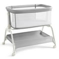 thumbnail image 1 of HARPPA Baby Bassinet Bedside Sleeper, 6 Height Adjustable Baby Bassinet for Infants, Grey, 1 of 13