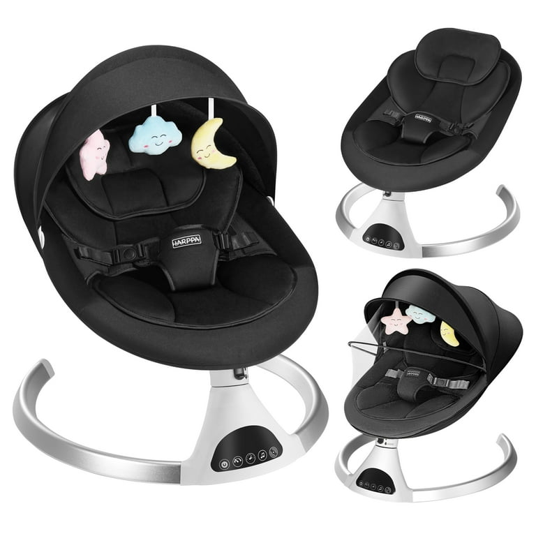 Baby Electric Rocking Chair Children Five-speed Baby Swing Chaise Rocking  Sleep With Remote Bluetooth Mode