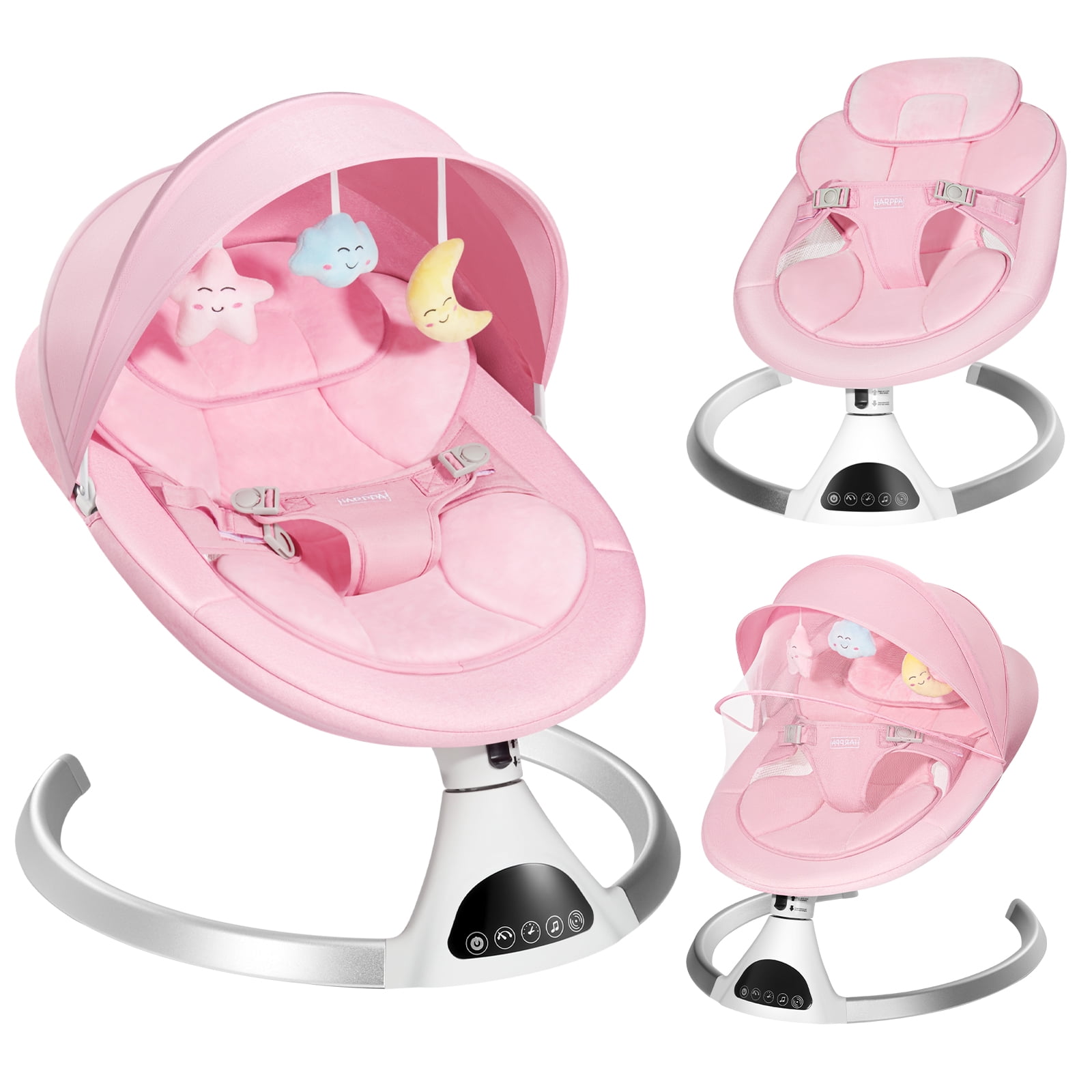 MISSAA Baby Swing - Balancín eléctrico Bluetooth para bebés con 5 velo –  Missaa-MX