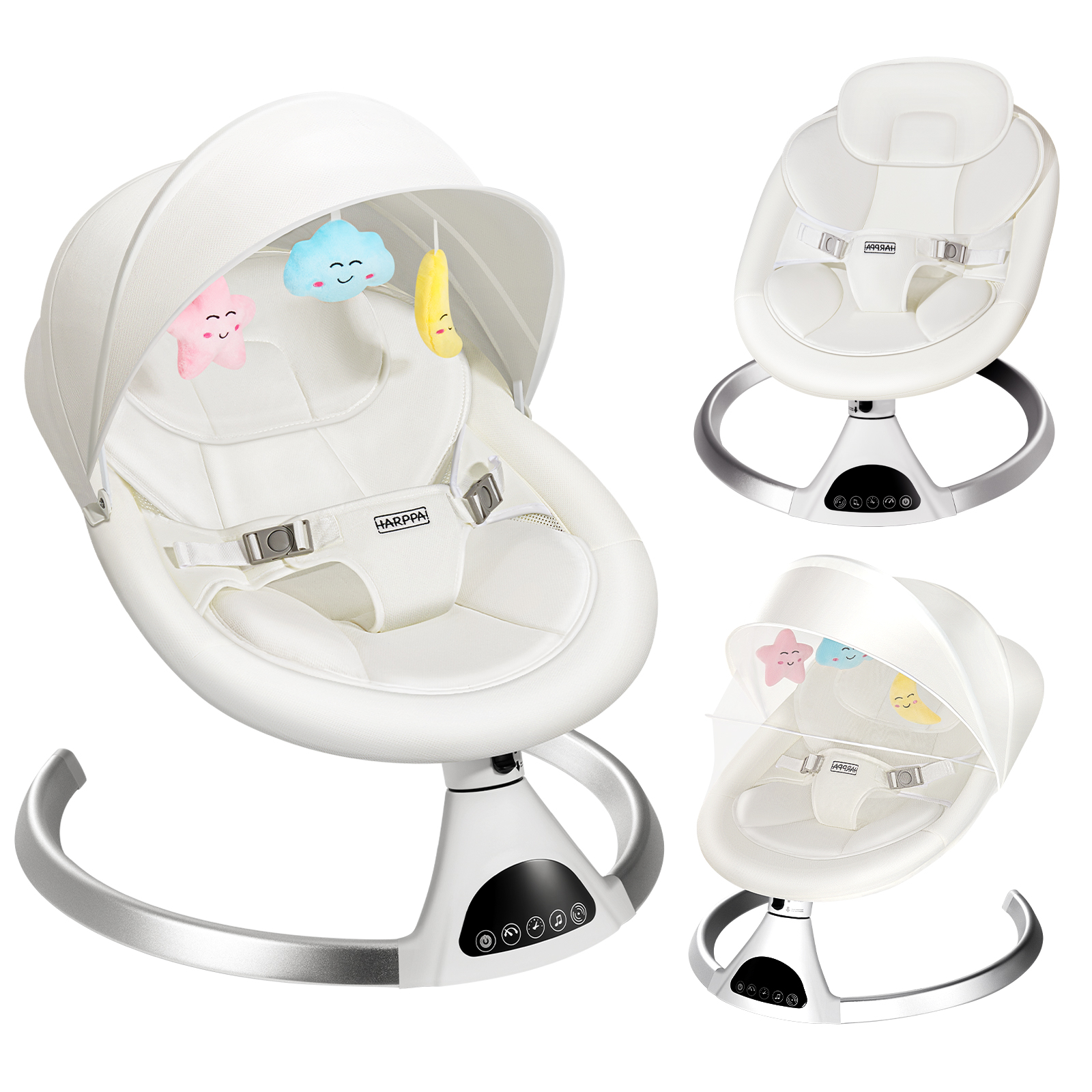 Bioby Electric Baby Swing Chair, Infant Swing with Remote Control