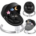 thumbnail image 1 of HARPPA Electric Baby Swing, Infant Swing with Remote Control, 5 Sway Speeds, Black, 1 of 8