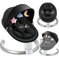 thumbnail image 1 of HARPPA Electric Baby Swing, Infant Swing with Remote Control, 5 Sway Speeds, Black, 1 of 9