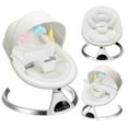 thumbnail image 1 of HARPPA Electric Baby Swing for Infants , 5 Sway Speed, Remote Control, White, 1 of 10