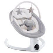 HARPPA Baby Swing for Infants with Remote Control, 5 Sway Speed, 10 Lullabies, Gray