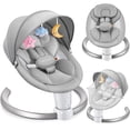 thumbnail image 1 of HARPPA Electric Swing for Infants, Baby Swing with Remote Control, 5 Sway Speed, Gray, 1 of 8