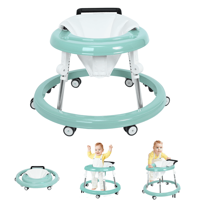 Fast Baby Walker HARPPA Foldable Baby Walker for Babies 6-24 Months, Anti-Rollover, Seat ...