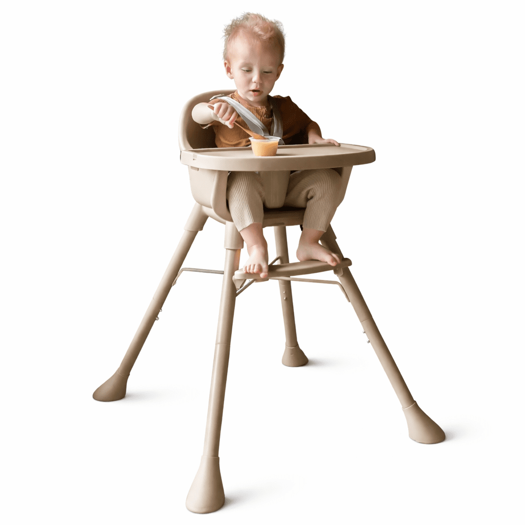 HARPPA 3-in-1 Convertible Baby High Chair, Feeding Chair  for Toddlers , Khaki