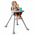 thumbnail image 1 of HARPPA 3-in-1 Convertible Baby High Chair,Feeding Chair for Toddlers, Gray, 1 of 12