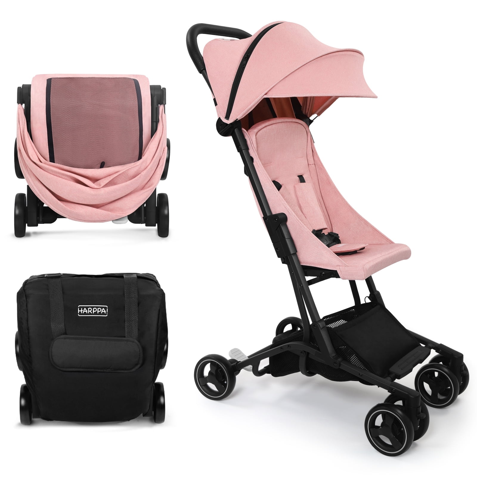 HARPPA Lightweight Travel Stroller, Ultra Compact Umbrella Stroller for