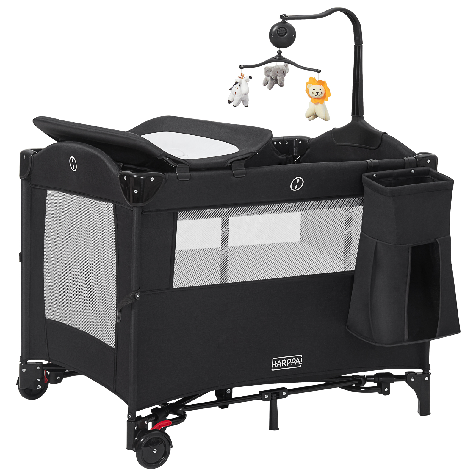 Baby Trend Nursery Center Playard Animal Jubilee MultiColor