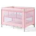 thumbnail image 1 of HARPPA Pack and Play with Bassinet,Portable Infant Playard & Playpen for Gril,Pink, 1 of 8