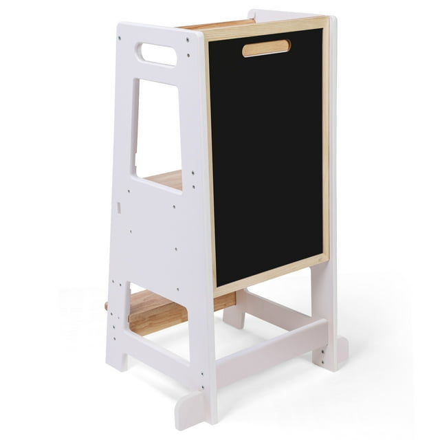 HARPPA Toddler Kitchen Stools Helper with Adjustable Height and Anti