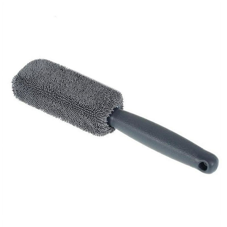 HARR Wheel Brush Microfiber Metal Free Wheel and Rim Cleaner Brush Easy  Reach Tire Detailing Brush Cleaning Tool for Car Trunk Motorcycle Auto, No  Scratches D4Y1 