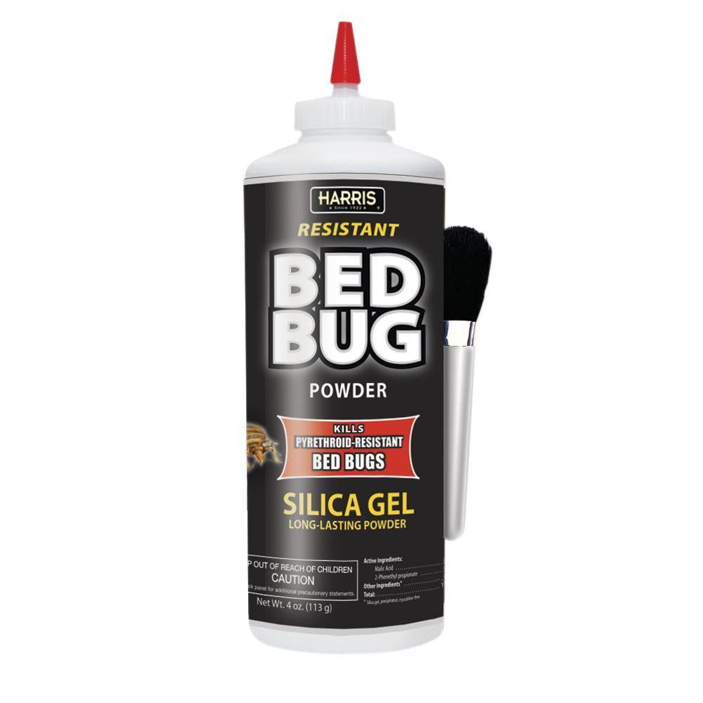 Harris Resistant Bed Bug Powder with Applicator Brush, 4 Oz