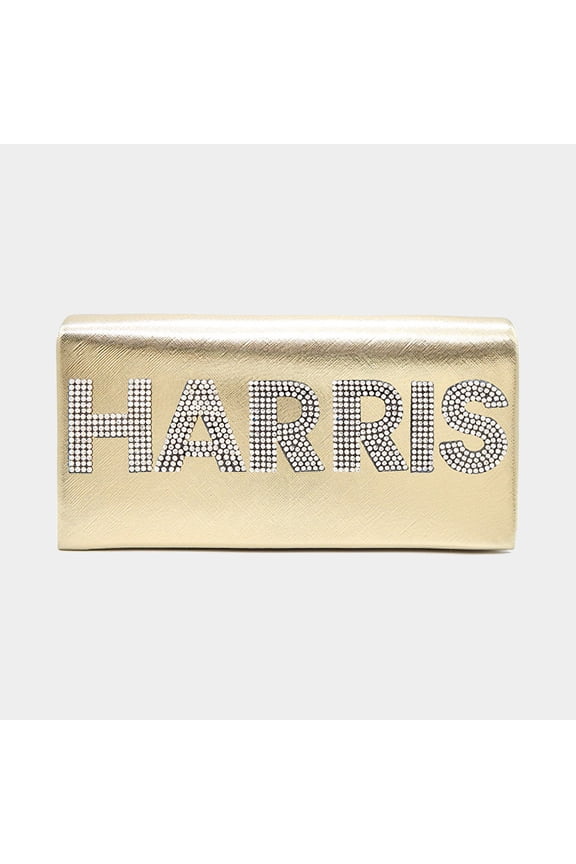 HARRIS Bling Studded Metallic Clutch Bag / Evening Crossbody Bag
