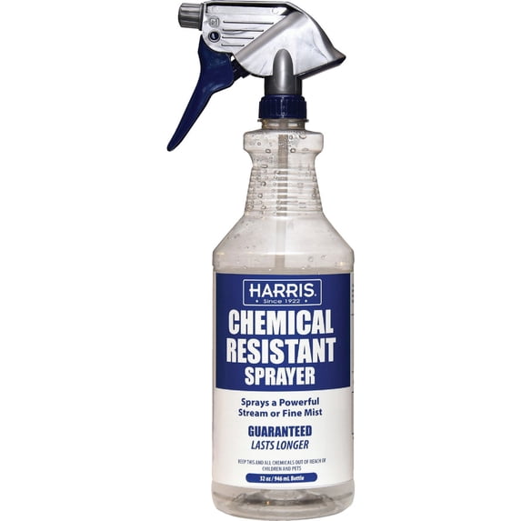 HARRIS Chemically Resistant Professional Spray Bottle, 32oz 1-Pack