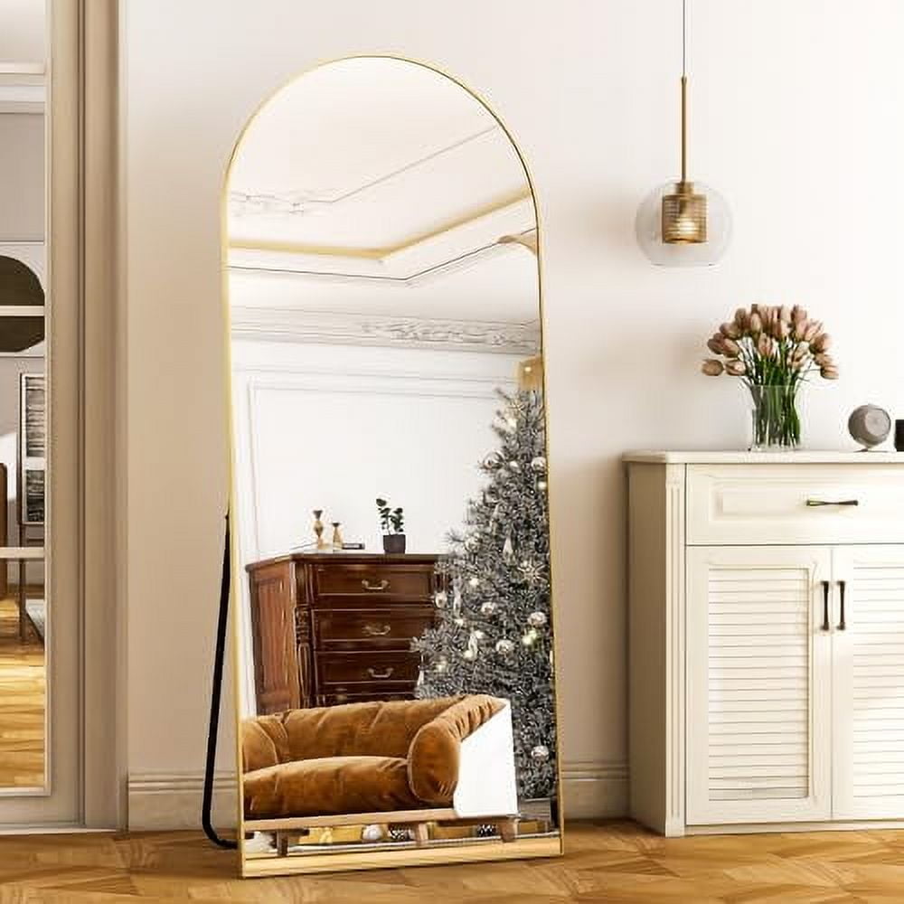 28" x 71" Full Length Mirror - Aluminum Alloy Frame Full Body Mirror ...