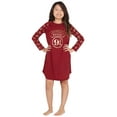 thumbnail image 1 of Harry Potter Girls' Platform 9 3/4 Hogwarts Express Raglan Long-Sleeve Nightgown Pajama, 1 of 5