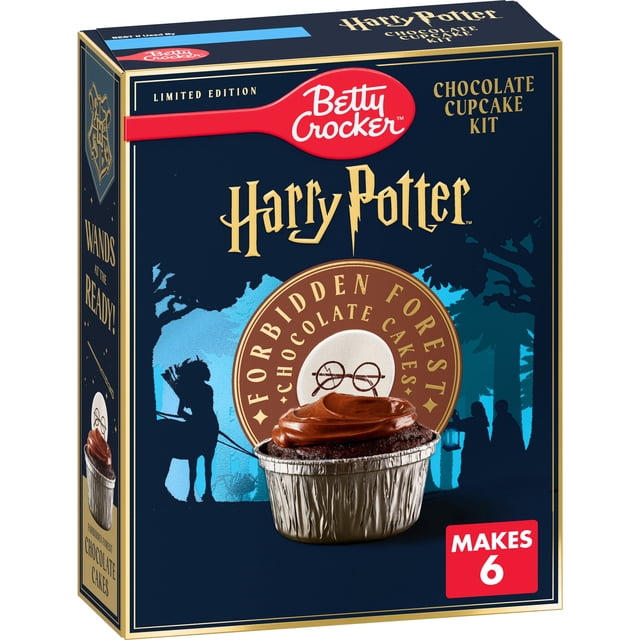 Betty Crocker Harry Potter Forbidden Forest Chocolate Cupcake Kit, 6 ...