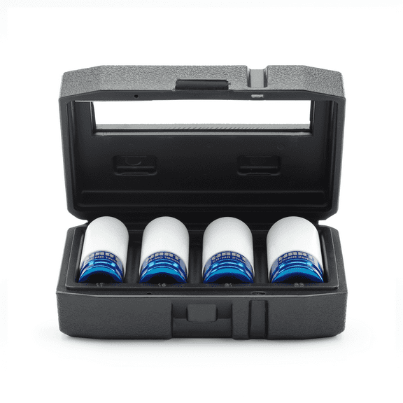 HART 1/2-inch Non-Marring Impact Socket Set (4-Piece), Standard Sockets