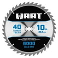 thumbnail image 1 of HART 10-Inch 40-Teeth Saw Blade, Carbide teeth, 1 of 7