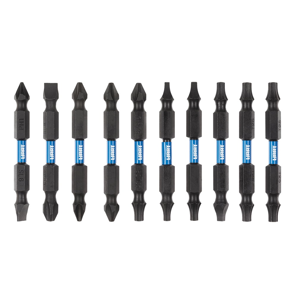 Screwdriver Bit Set, Double Ended, 10-Piece