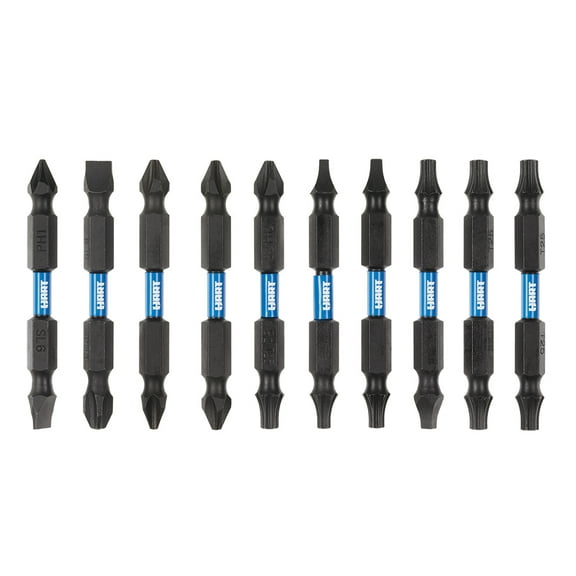 HART 10-Piece Double Ended Impact Drive Bit Set