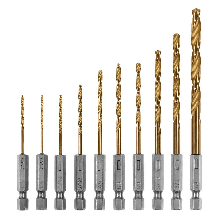 10 Piece 3/32 Shank Drill Set 10 Piece 3/32 Shank Drill Set
