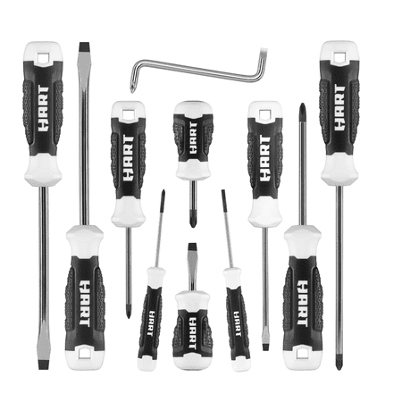 HART 11-Piece Screwdriver Set with Comfort Grip Handle