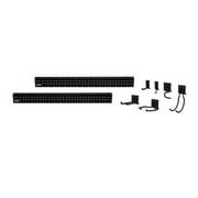 HART 12-Piece Garage Storage Rail Starter Kit, Compatible with HART Storage and Standard Peg Hooks, New Condition