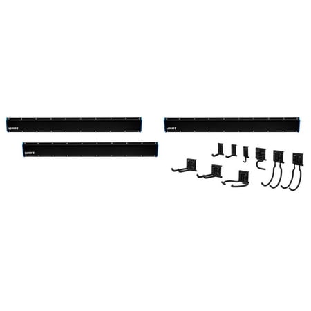 HART 12-Piece Garage Storage Rail Starter Kit