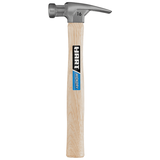 HART 16oz Wood Handle Hammer, Rip Claw, Magnetic Nail Starter