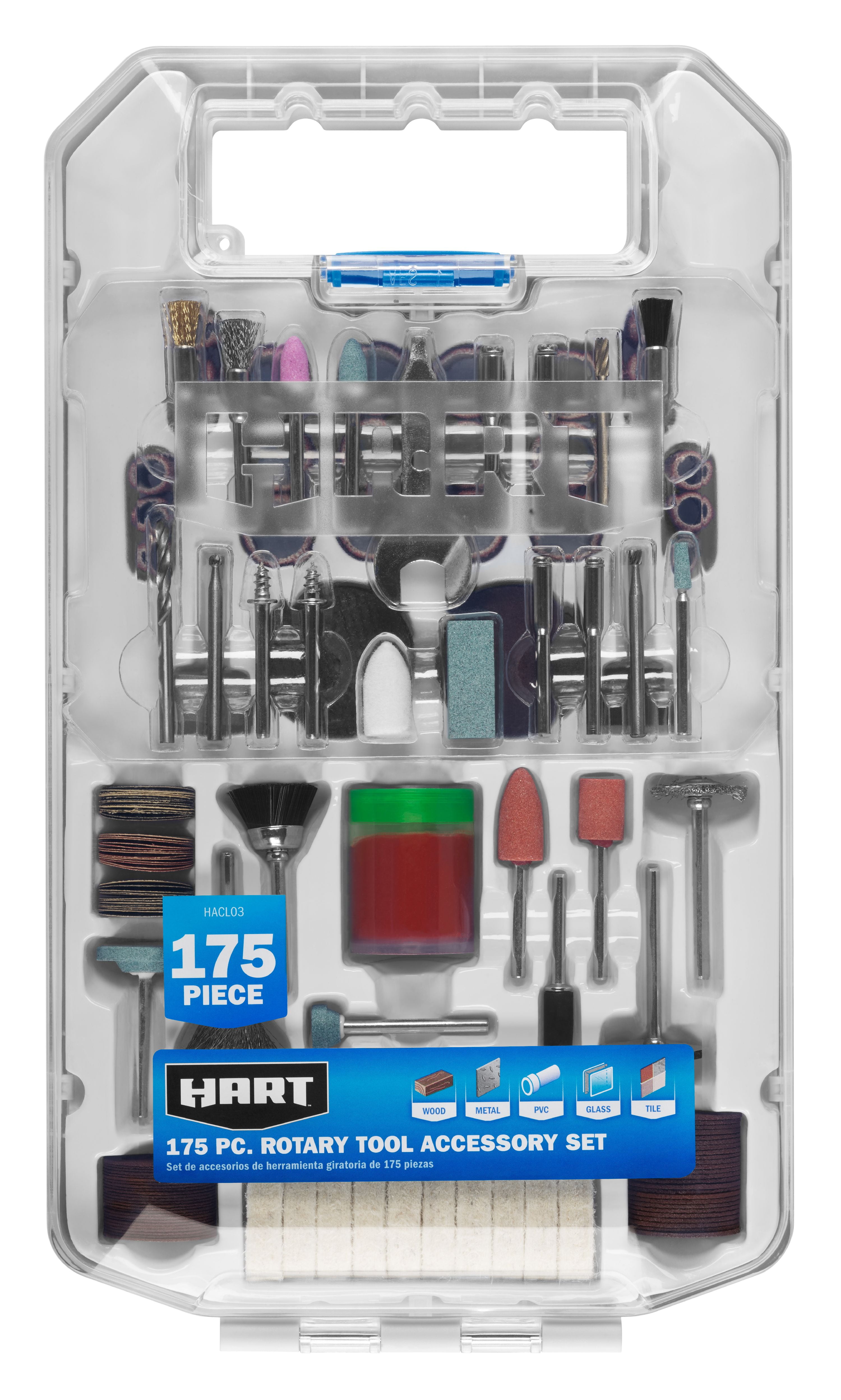 WEN 282-Piece Rotary Tool Accessory Kit with Carrying Case