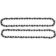HART Chainsaw Parts 12inch Low Kickback Replacement Chain, 2 Pack for