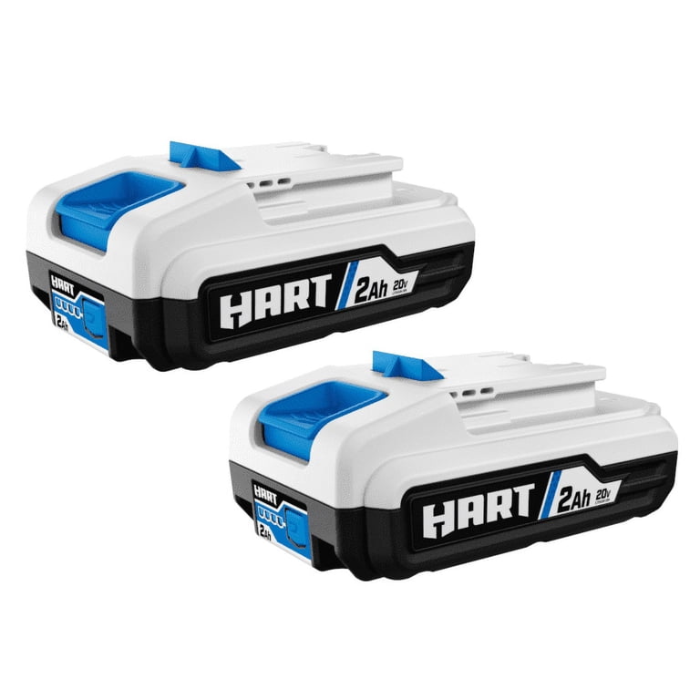 ハート 2 HART 2-Pack 20-Volt 2.0Ah Lithium-Ion Batteries (Charger Not